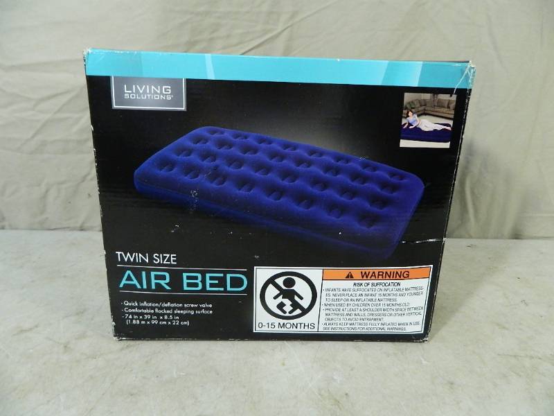 lot 148 image: New Twin Size Air Bed