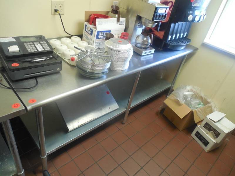 7 STAINLESS STEEL TABLE