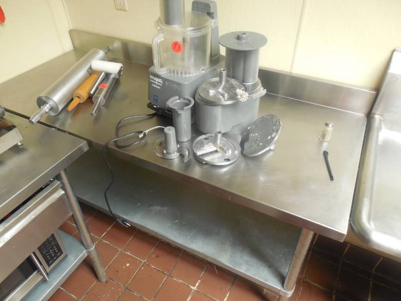 6 FOOT REGENCY STAINLESS STEEL PREP TABLE