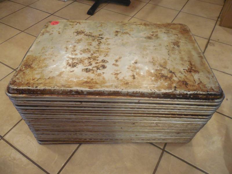 (10) TEFLON COATED PANS