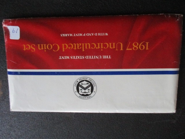 1987 United States Mint Uncirculated Coin Set