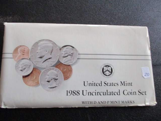 1988 United States Mint Uncirculated Coin Set