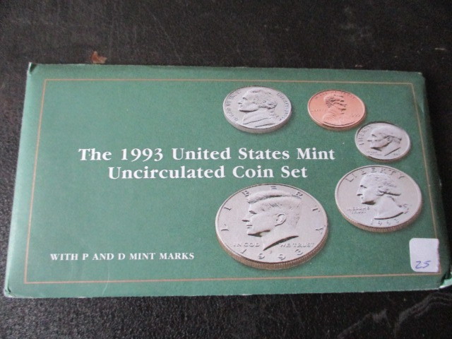 1993 United States Mint Uncirculated Coin Set