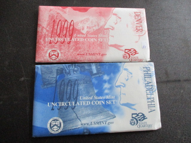 1999 United States Mint Uncirculated Coin Set