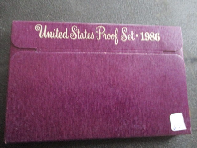 1986 United States Mint Proof Set
