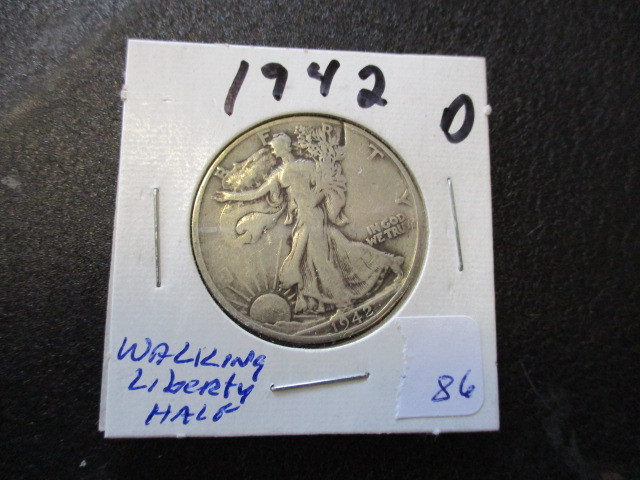 VG  1942-D Walking Liberty Half Dollar