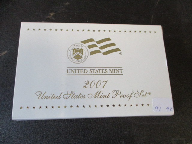 2007 United States Mint Proof Set wPresidential Coin Proof Set