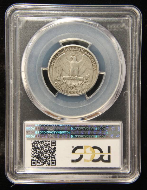 1932-D WASHINGTON SILVER QUARTER VF25 PCGS