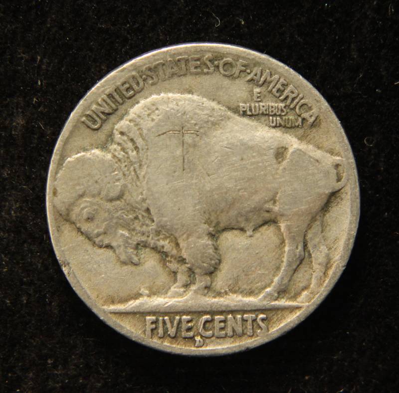 1913-D TYPE 2 BUFFALO NICKEL GOOD