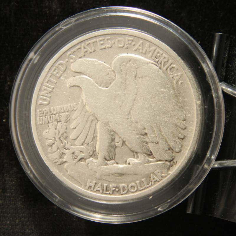 1936 WALKING LIBERTY SILVER HALF DOLLAR IN AIRTITE