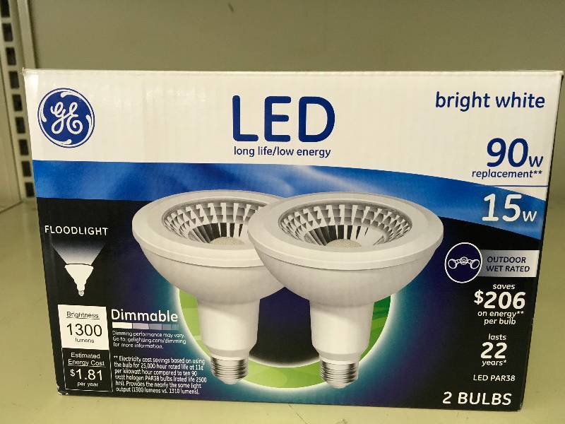 lot 537 image: LED Bright White Flood Lights