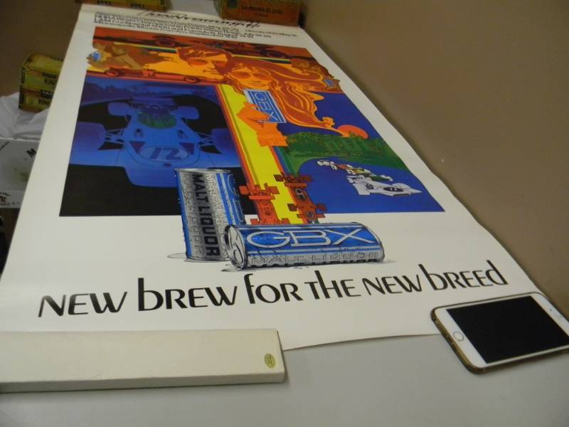 lot 15 image: 71 DONNY BROOKE UNCOLA 500 PICTURE ORIGINAL - NICE - APPROX 22 BY 33 NEW  - SEE PICTURES