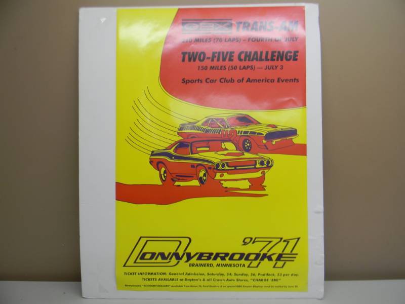 lot 16 image: 71 DONNYBROOKE TRANS AM SERIES ORIGINAL PICTURE 22 BY 33 NEW - SEE PICTURES
