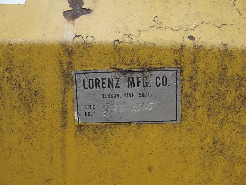 LORENZ. 8 FT. SNOW BLOWER 540 RPM