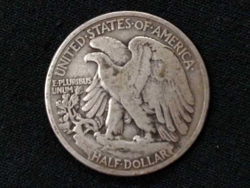 1934 Walking Liberty Silver Half Do...