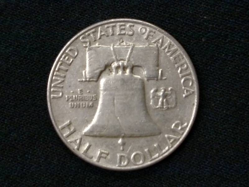 1963 D Franklin Silver Half Dollar...