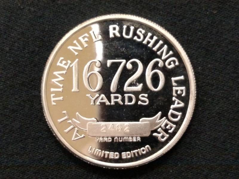 NFL Walter Payton One Ounce .999 Si...