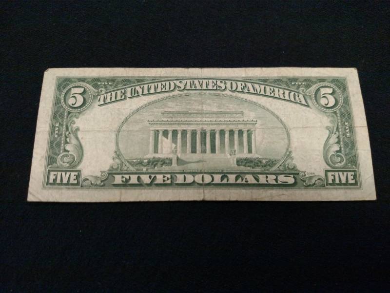 1953 A Five Dollars Silver Certific...