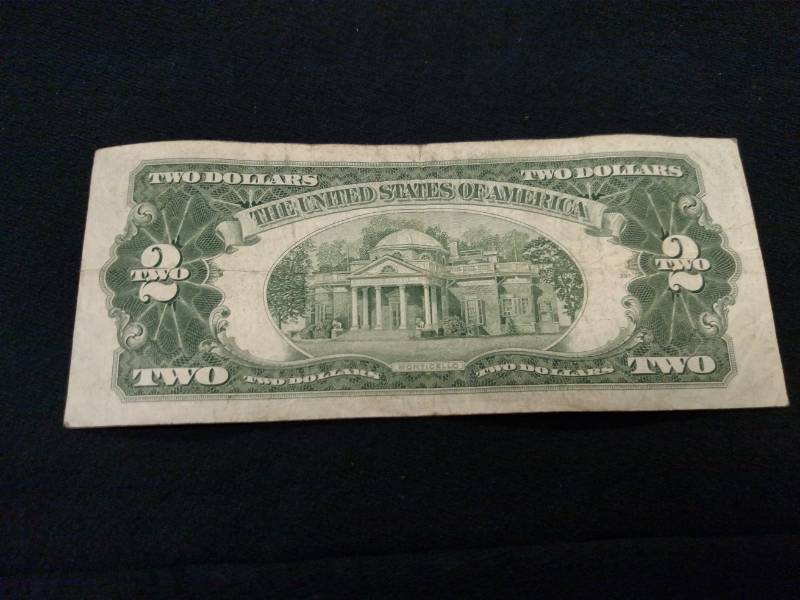 1953 Two Dollars Red Seal Note...