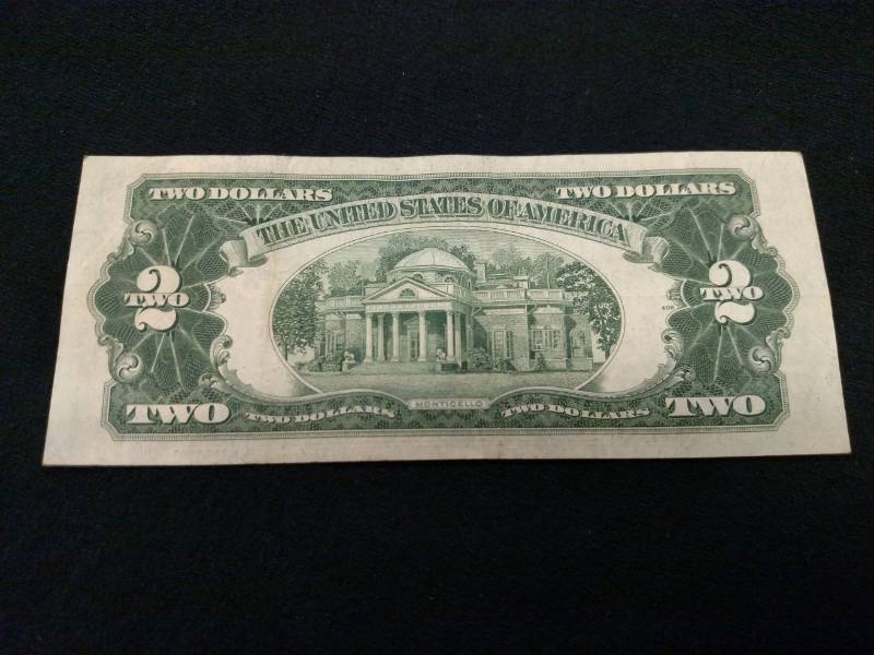 1953 B Two Dollars Red Seal Note...