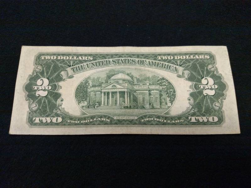 1953 B Two Dollars Red Seal Note...