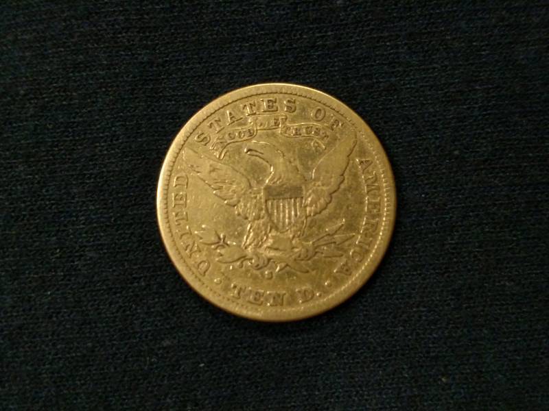 1881 S Ten Dollars Liberty Head Gol...