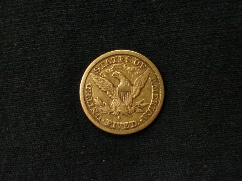 1880 S Five Dollars Liberty Head Go...
