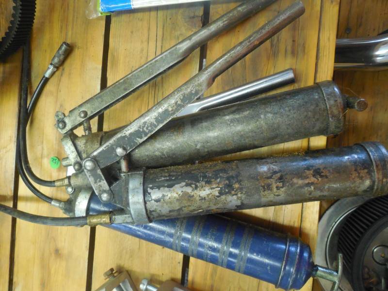 (3) GREASE GUNS