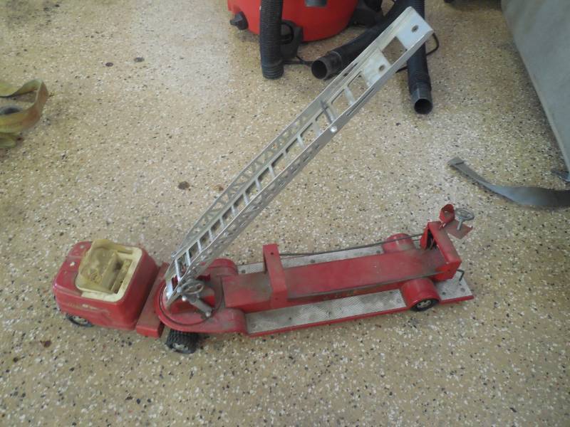 VINTAGE TOY FIRE TRUCK