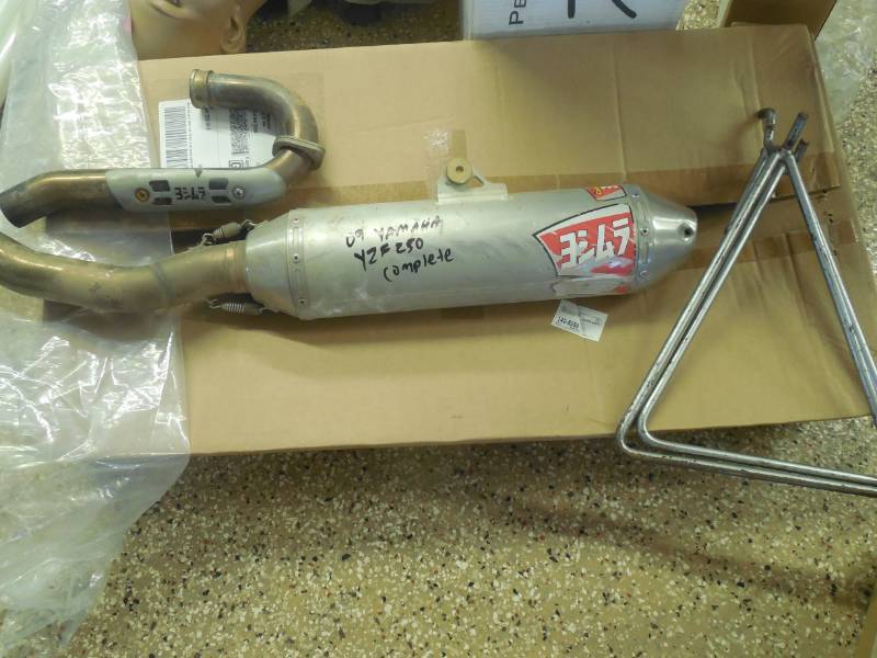 2009 YAMAHA YZF250 COMPLETE EXHAUST W STANDS