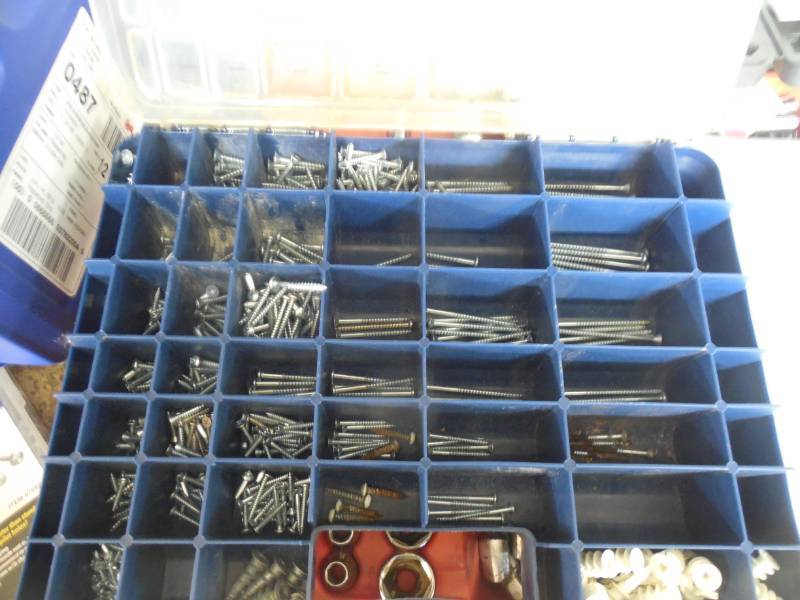 SCREW LOT W ORGANIZING TRAY