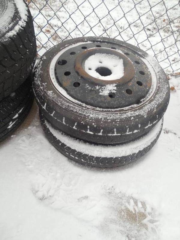 (2) DONUT SPARE TIRES