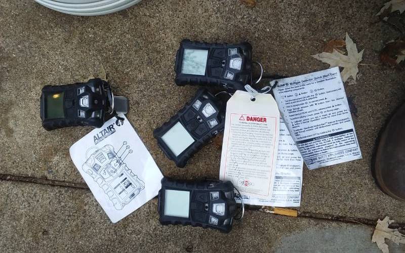 4-Altair Hazardous Gas Testers (3-Chargers)