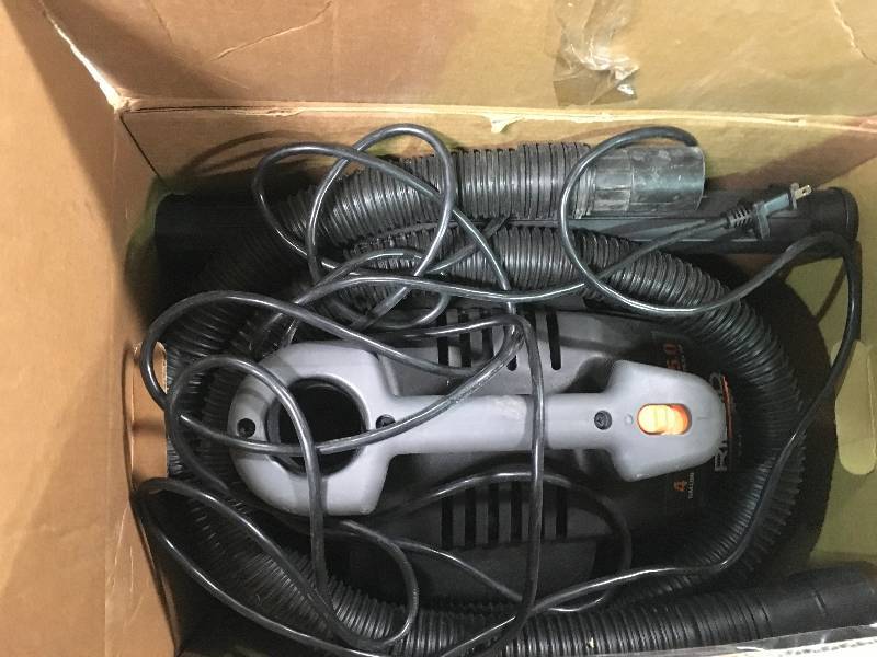 lot 16 image: Ridgid 4 Gal. 5.0-Peak HP Portable WetDry Vacuum Used in good working condition