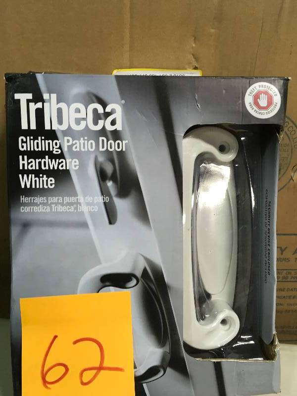 lot 62 image: Andersen Metro Tribeca Gliding Patio Door Hardware not used