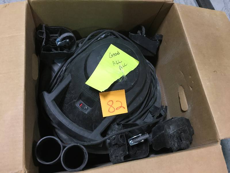 lot 82 image: Ridgid 12 Gal. 5.0-Peak HP WetDry Vacuum Used in good working cond.