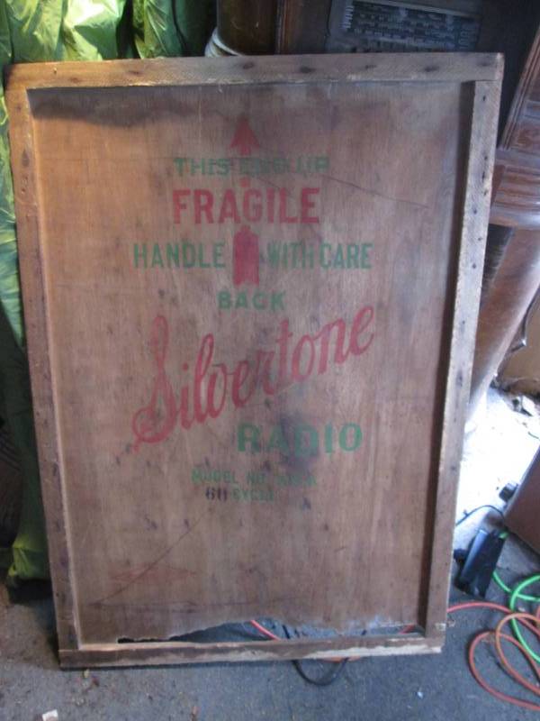 lot 61 image: Silvertone framed wall hanging 29 x...