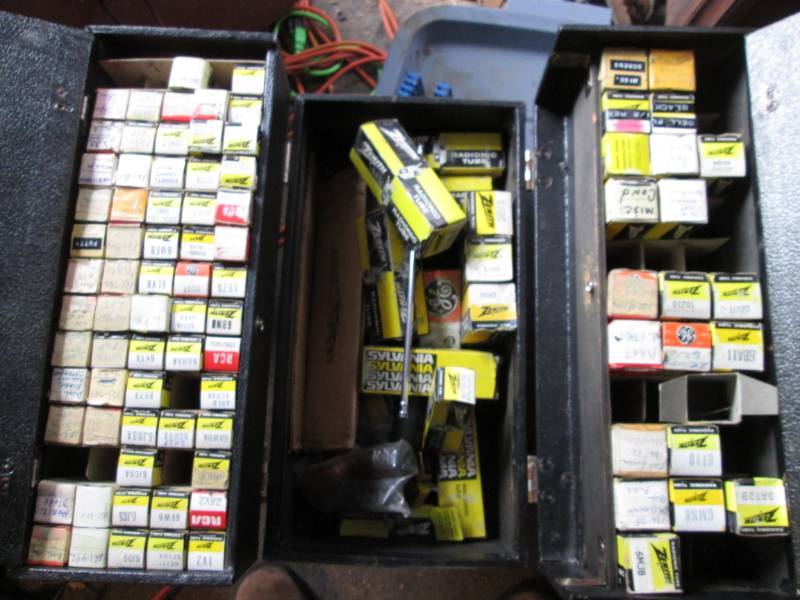 lot 84 image: Sylvania serviceman radio tv tube f...