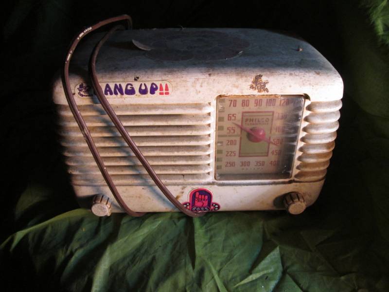 lot 148 image: Philco Transitone Vintage Tube Radi...
