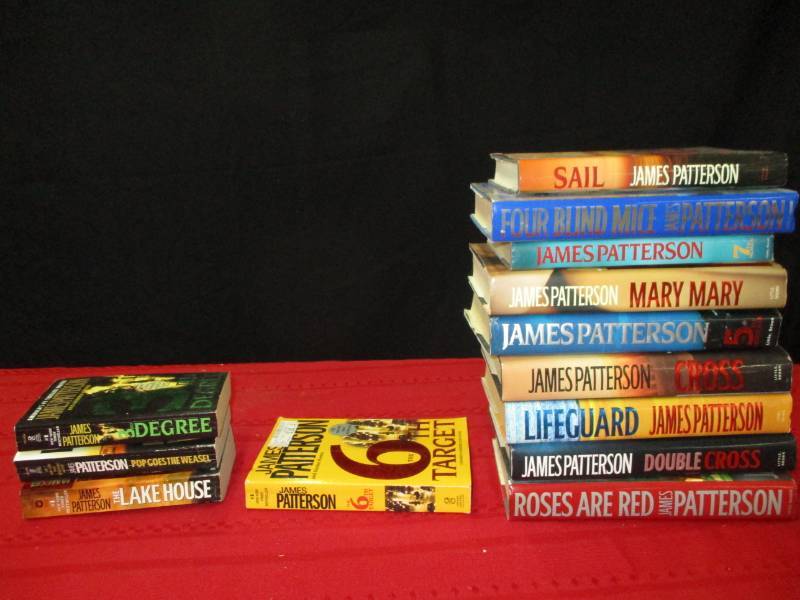 lot 24 image: Various James Patterson novels