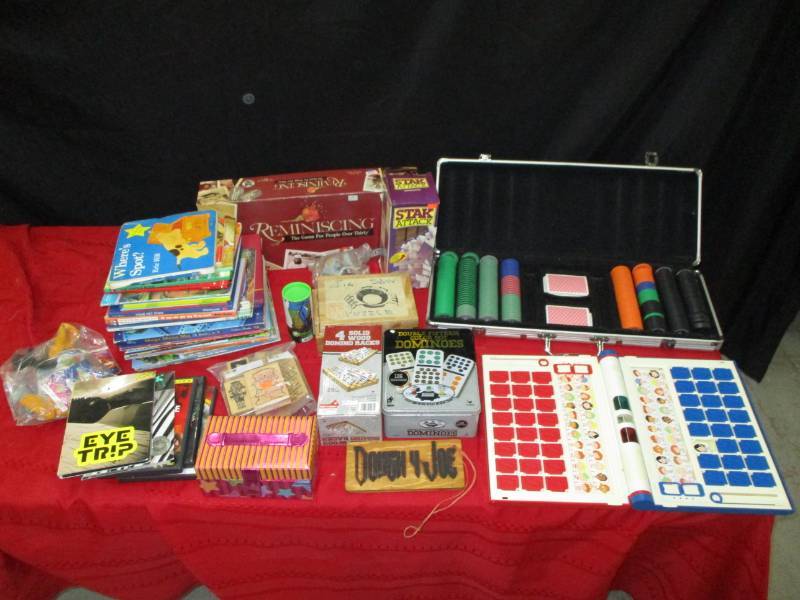 lot 67 image: Games, Books, Dvds