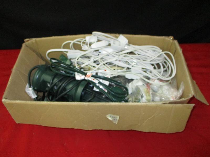 lot 84 image: Extension cords and outdoor electronics