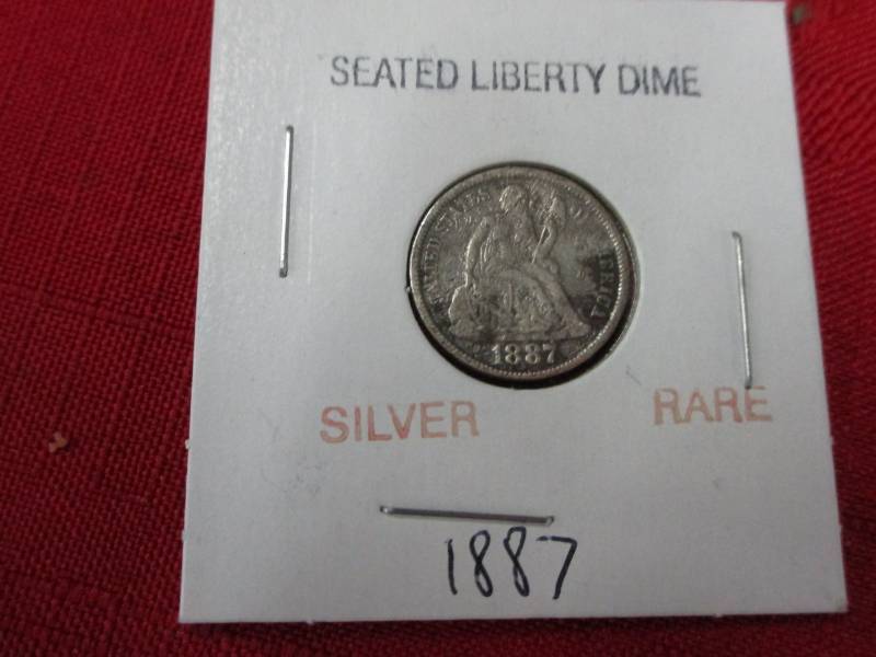 lot 117 image: 1887 Dime