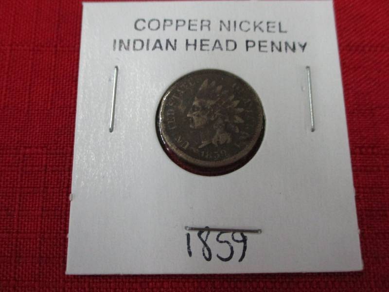 lot 119 image: 1859 IH Penny