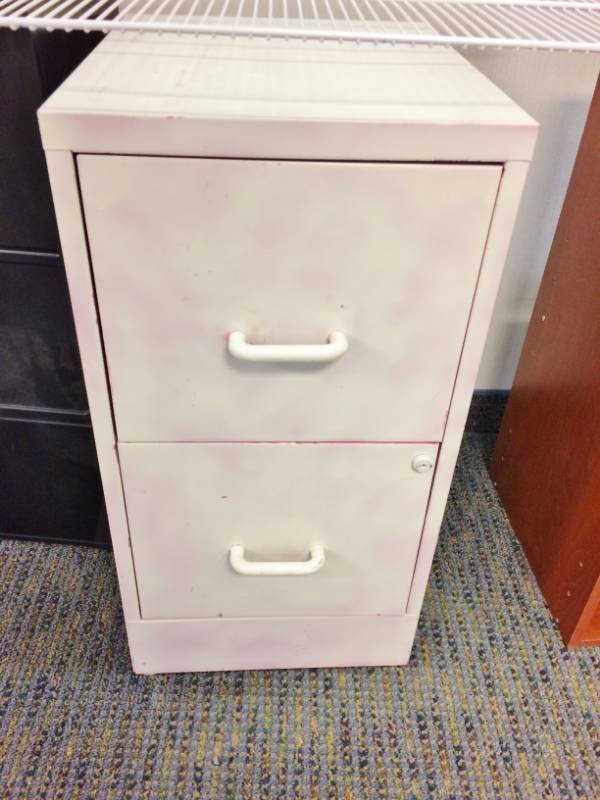 2 Drawer Office File Cabinet And Open Shelf File Storage 1146