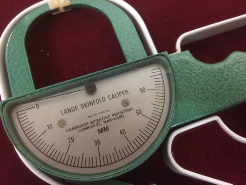 lot 36 image: LANGE SKINFOLD CALIPER MEASURES BODY FAT MANUALLY