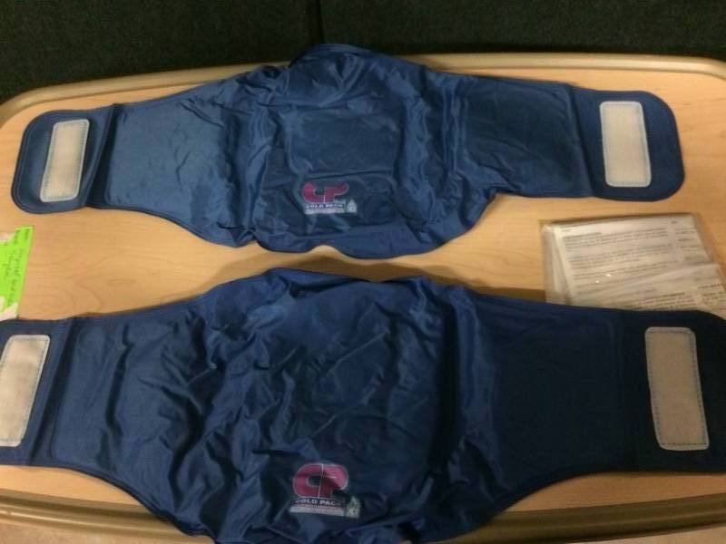 lot 47 image: (2) COLD THERAPY PACKS.