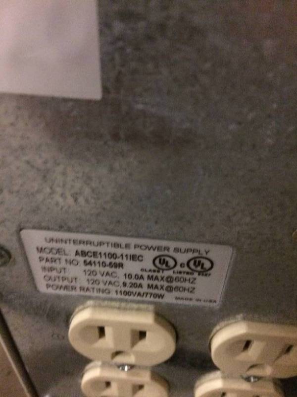 lot 32 image: Powervar ABCE1100-11IEC Medical Power Conditioner UPS Battery System