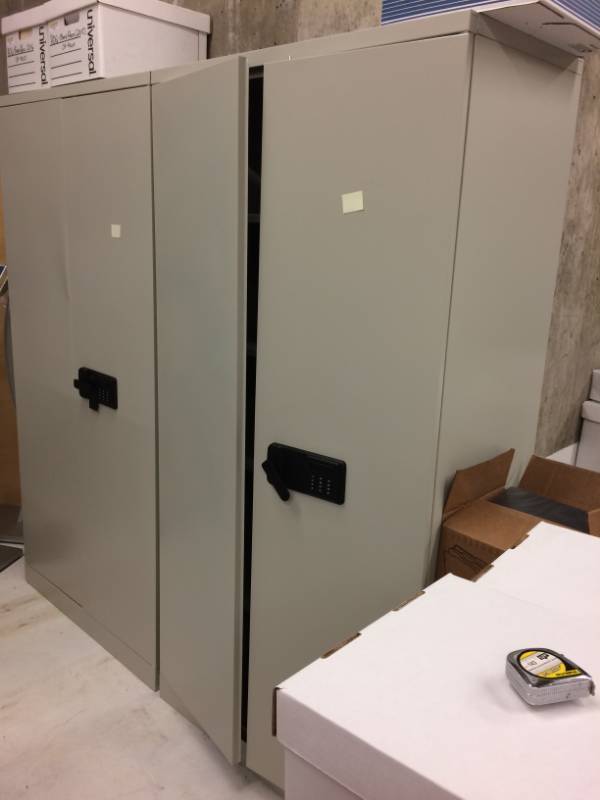 1 Sandusky� Steel Storage Cabinet Keyless Electronic Lock, 72Hx36Wx18D - Never Used