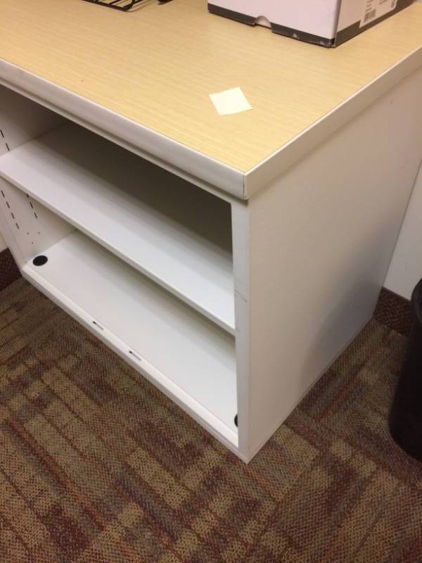 Under Counter With Laminate Countertop 2 Shelf Steel Storage Shelving - Great Condition&nbsp
